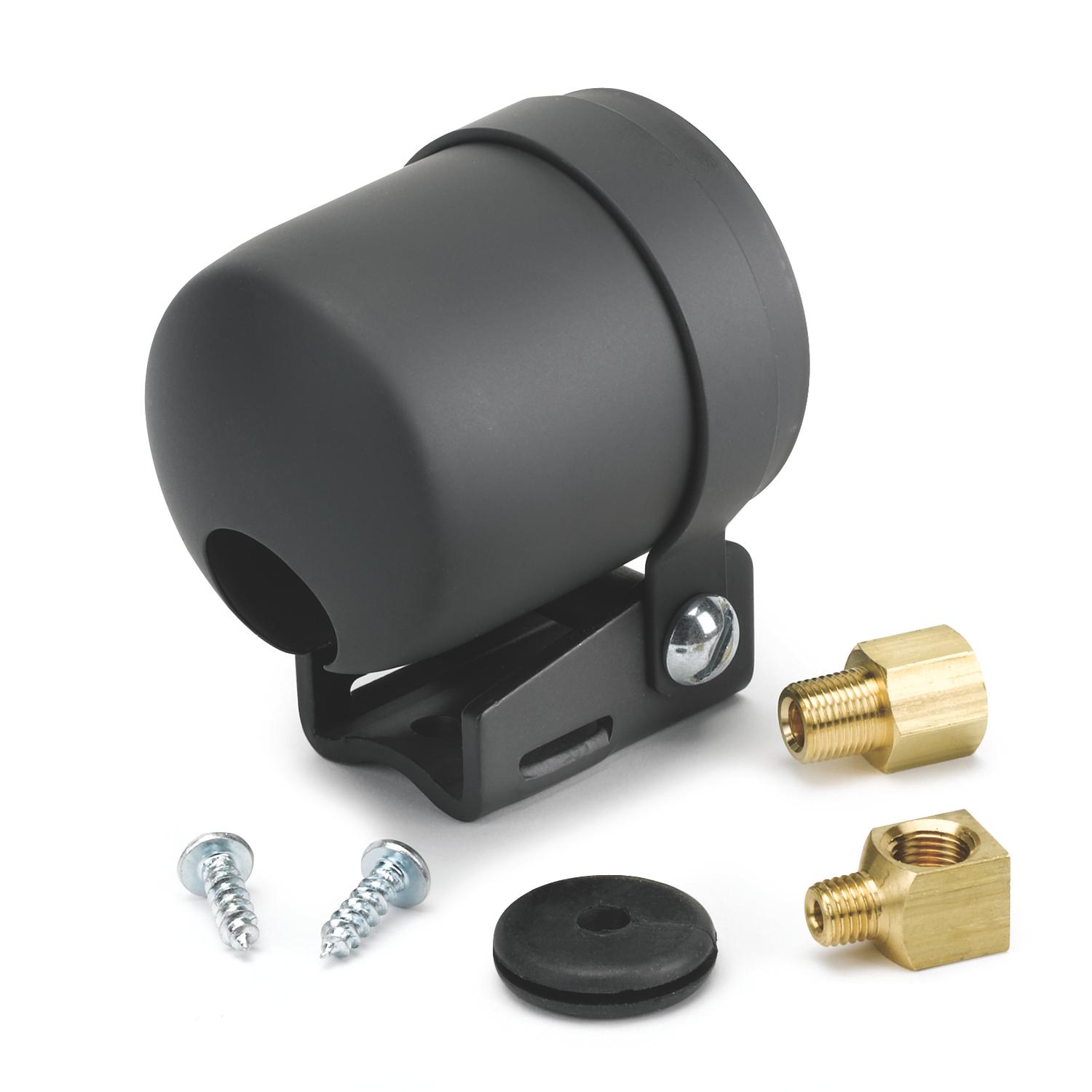 Auto Meter 2-1/16", PEDESTAL W/ BLACK CUP - 2204
