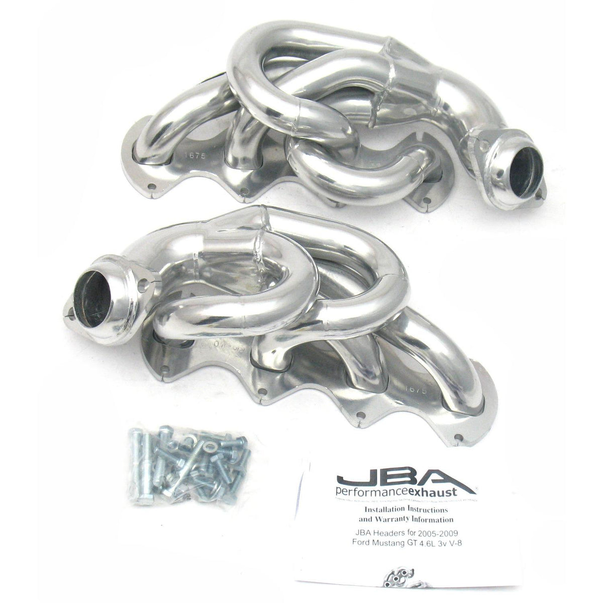 JBA 05-2010 GT 1.5" Silver Ceramic Coated Cat4ward Shorty Header