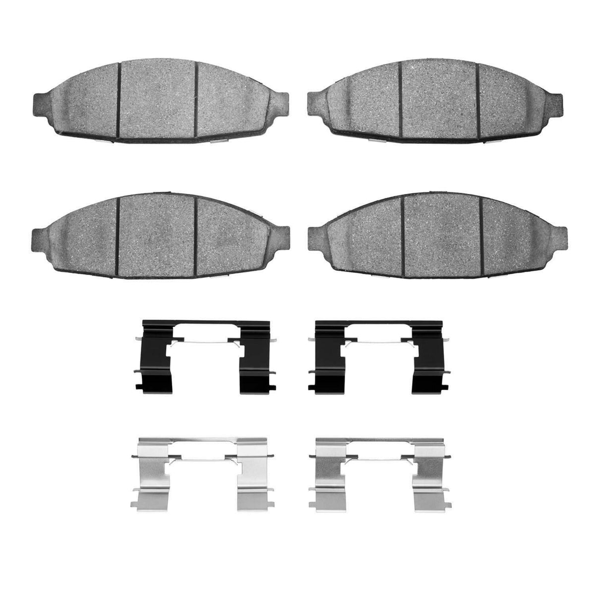 R1 Concepts R1 Super Duty Pads And Hardware Kit (Ford Crown Victoria 2011-03; Lincoln Town Car 2011-03; Mercury Grand Marquis 2011-03, Marauder 2004-03) - 2214-0931-01
