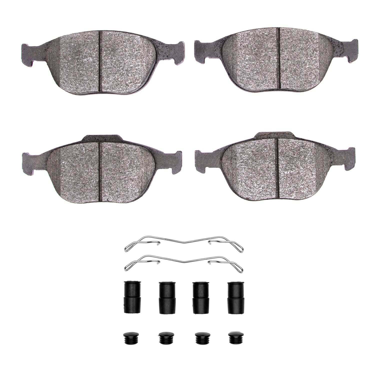 R1 Concepts R1 Super Duty Pads And Hardware Kit (Ford Focus 2004-02, Transit 2013-10, Transit Connect 2013-10) - 2214-0970-01