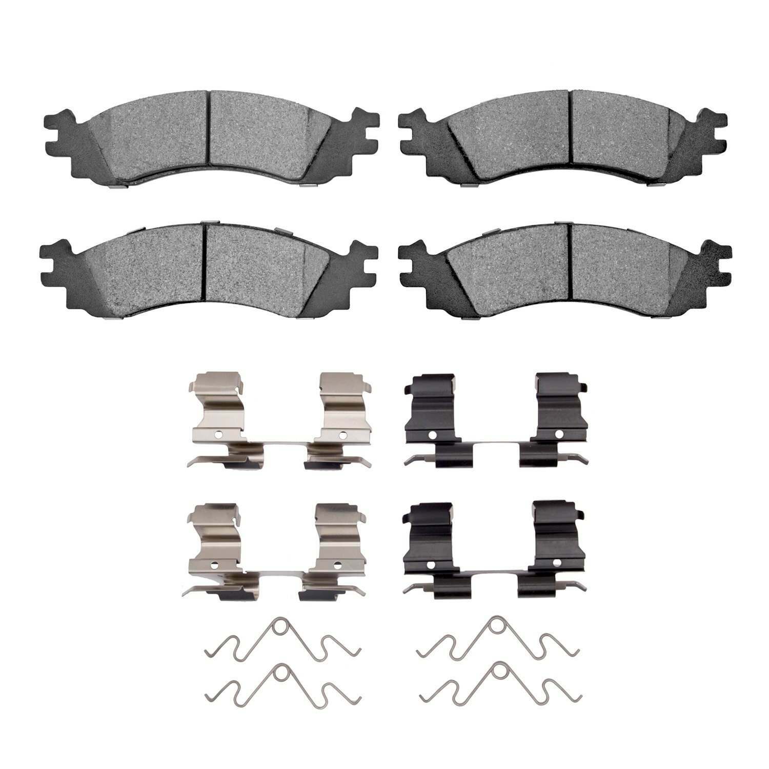 R1 Concepts R1 Super Duty Pads And Hardware Kit (Ford Explorer 2010-06, Explorer Sport Trac 2010-07, Taurus 2012-10; Mercury Mountaineer 2010-06) - 2214-1158-01