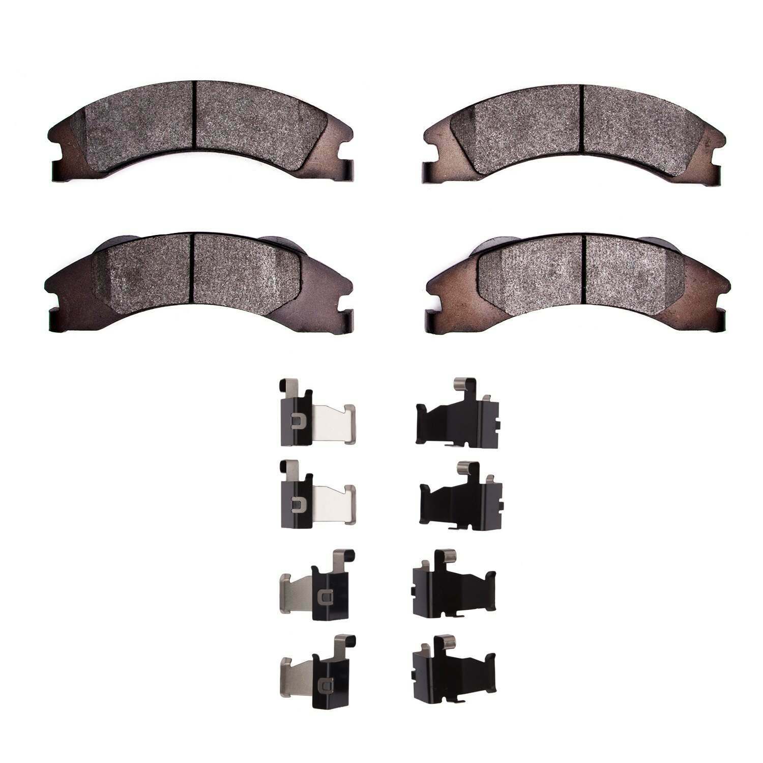 R1 Concepts R1 Super Duty Pads And Hardware Kit (Ford E-150 2014-08, E-250 2014-08, E-350 Super Duty 2021 2019-08) - 2214-1329-01