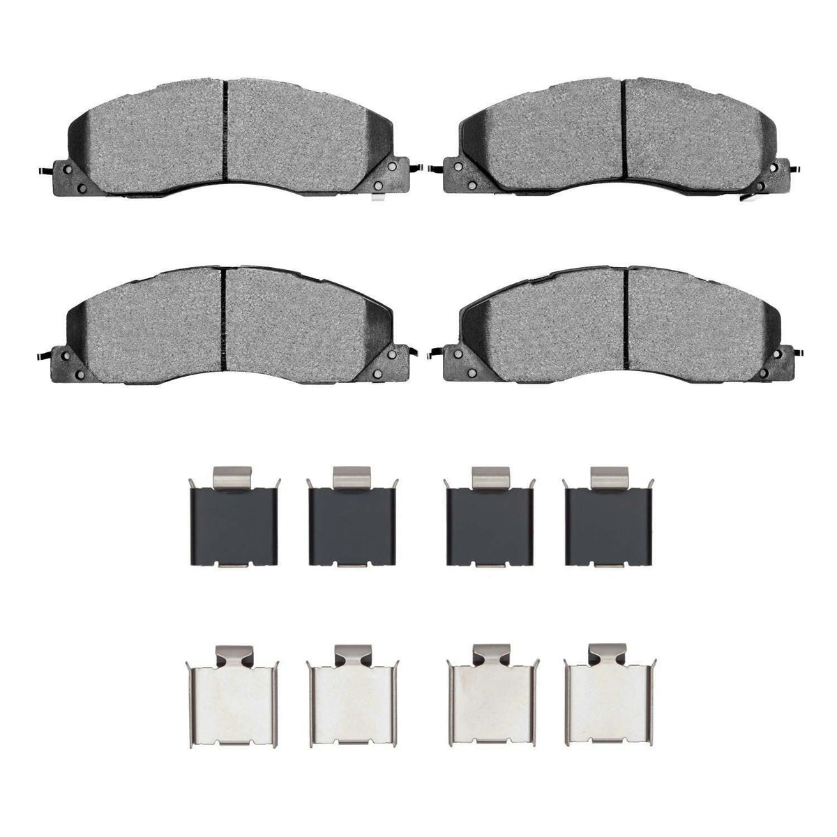 R1 Concepts R1 Super Duty Pads And Hardware Kit (Dodge Ram 2500 2010-09, Ram 3500 2010-09; Ram 2500 2018-10, 3500 2018-11, 4000 2018-11) - 2214-1399-01