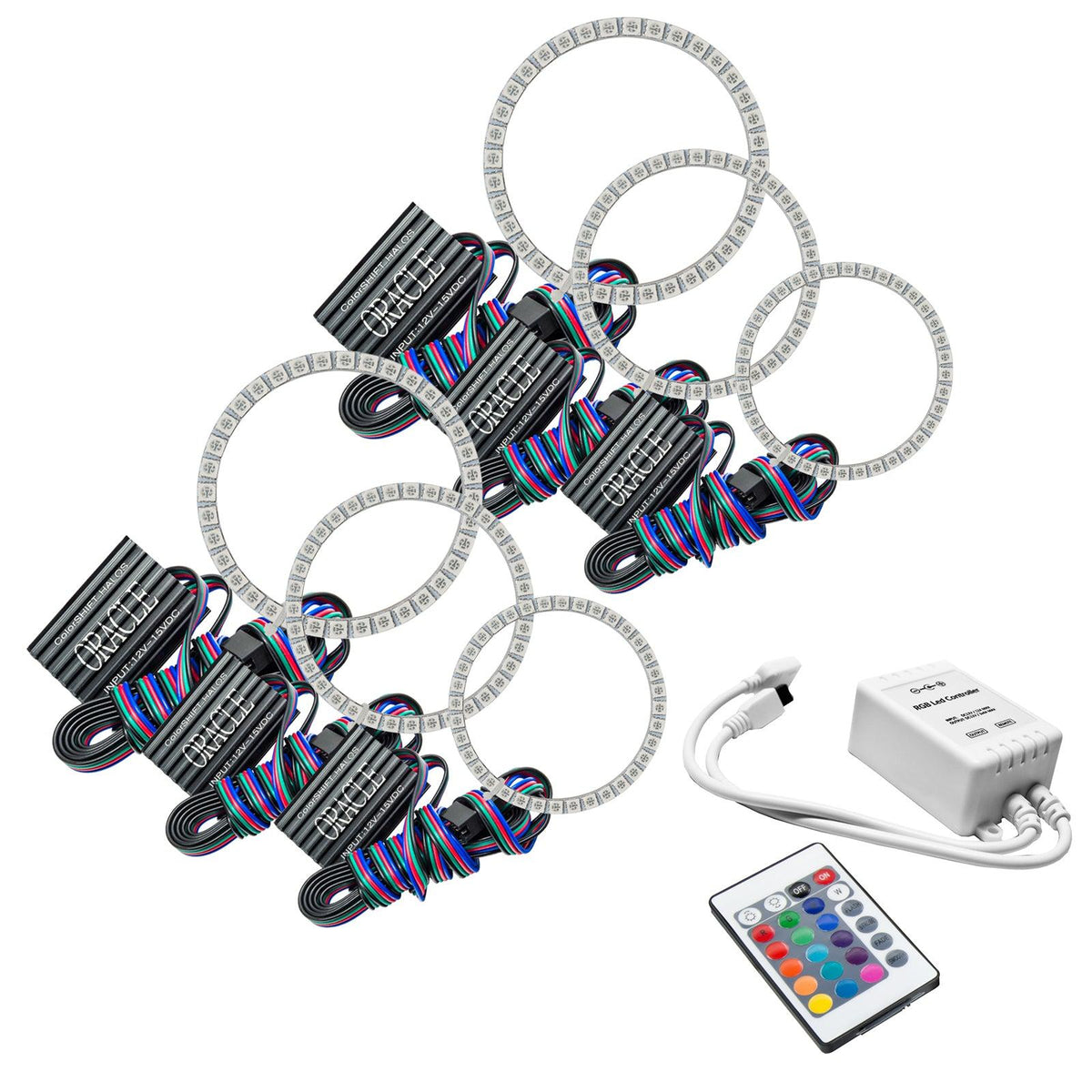Oracle Lighting Colorshift Halo Kit, Colorshift - Simple (2007-2013 Escalade, Escalade ESV, Escalade EXT) - 2216-504