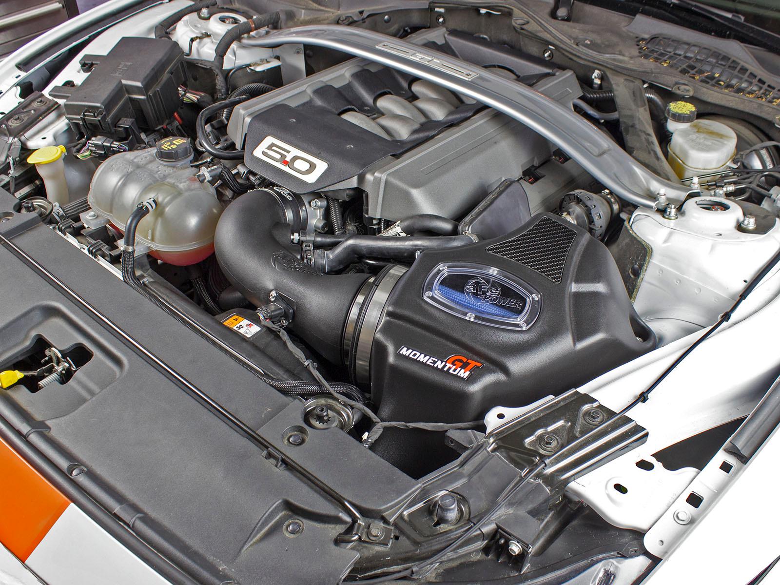 AFE Momentum GT Cold Air Intake System w/ Pro 5R Media (2015-2017 Mustang GT) - 54-73203