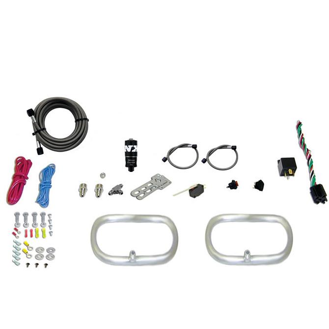 Nitrous Express Dual Ntercooler Ring System (2 - 6 X 6 Rings) Less Bottle - 22200-00