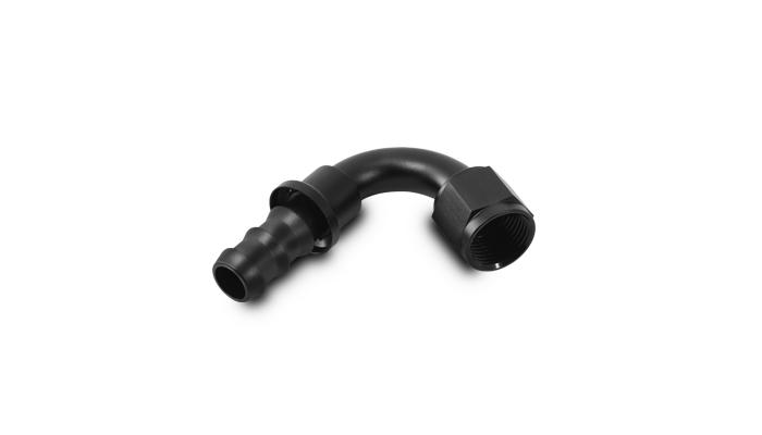 Vibrant Performance Push-On 120 Deg. Hose End Elbow Fitting, Size: -6An - 22206