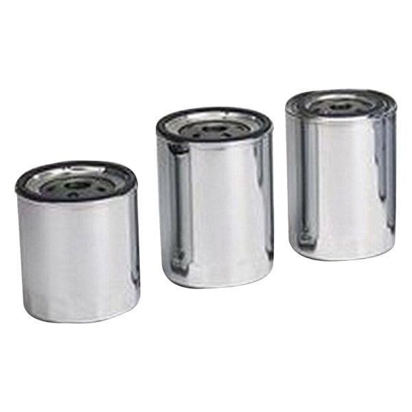 Moroso Oil Filter, Chevy, 13/16 In. Thread, 4 9/32 In Tall, Chrome - 22300