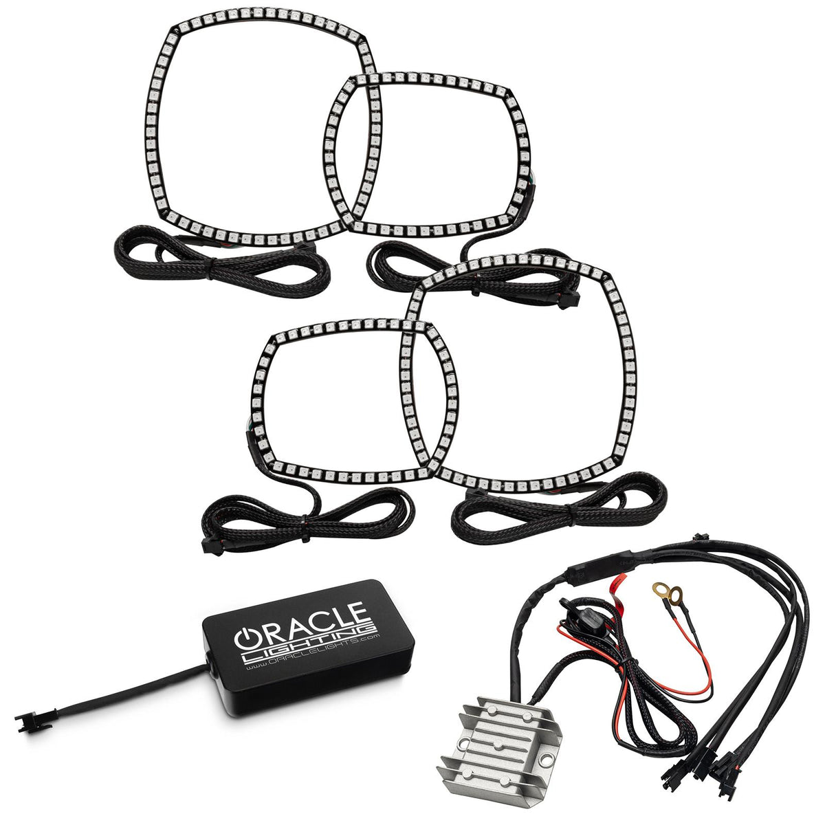 Oracle Lighting Dynamic Colorshift Headlight Halo Kit (2011-2014 Charger) - 2234-332