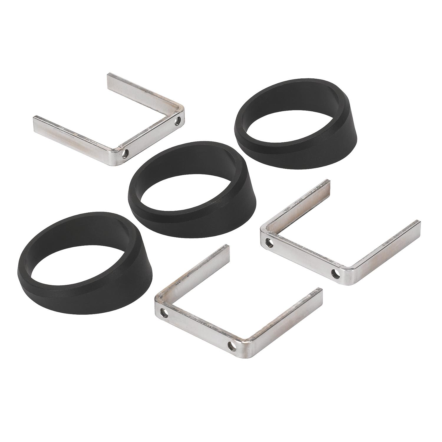 Auto Meter ANGLE RINGS, 3 PCS., BLACK, FOR 2-1/16" GAUGES - 2234