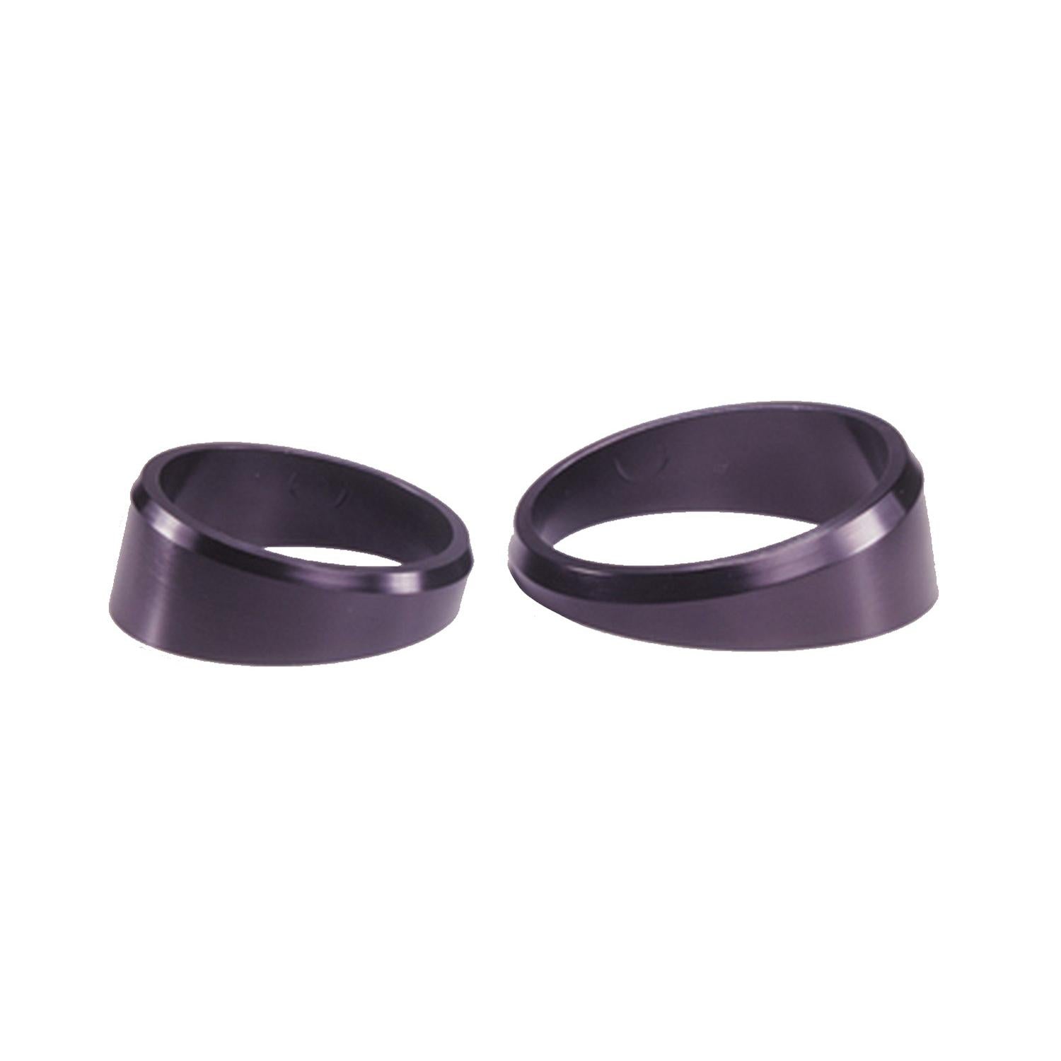 Auto Meter ANGLE RINGS, 3 PCS., BLACK, FOR 2-1/16" GAUGES - 2234