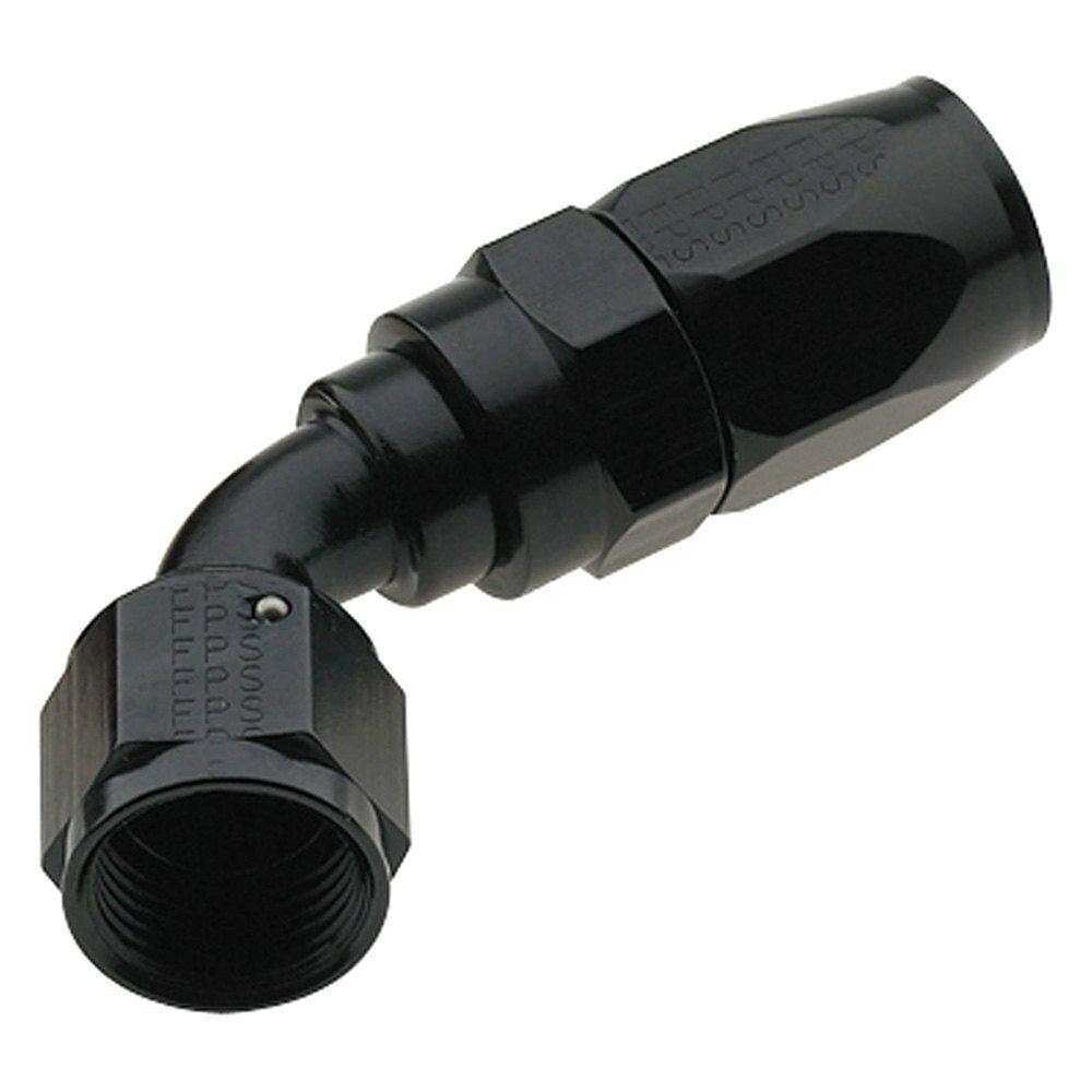 Fragola #10 X 45 Pro-Flow Hose End  Black - 224510-BL