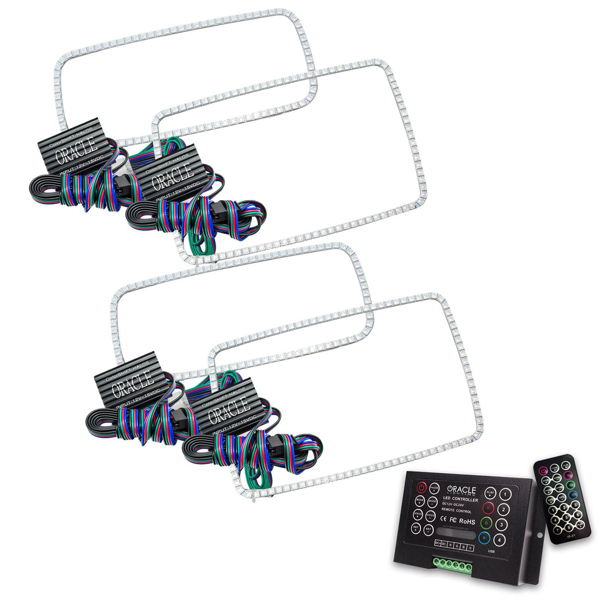 Oracle Lighting Colorshift Halo Kit, Colorshift 2.0 (2008-2010 F-250, F-250 Super Duty) - 2249-333