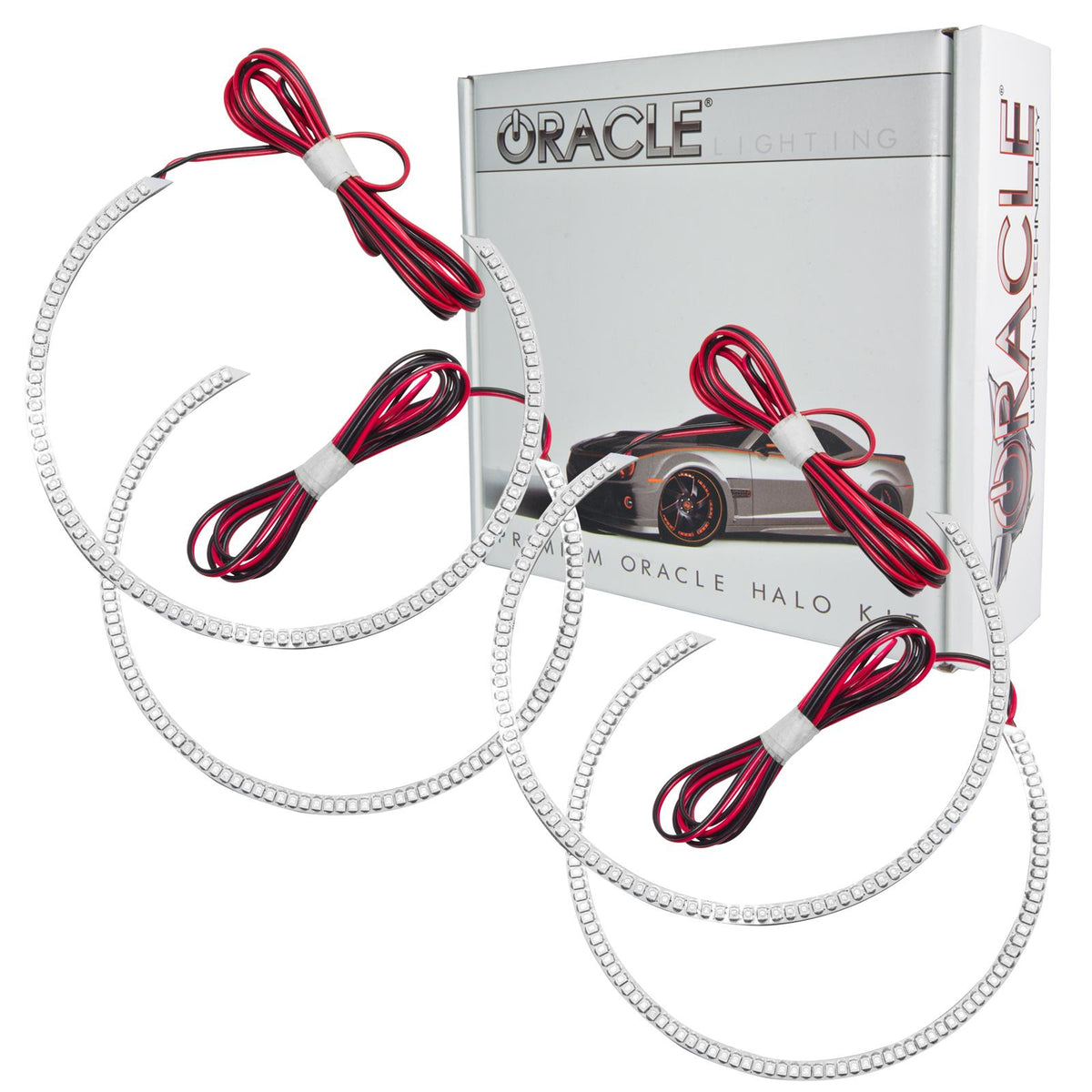 Oracle Lighting Led Halo Kit, Round Ring Design, White (2011-2016 F-250 Super Duty, F-350, F-350 Super Duty) - 2258-001