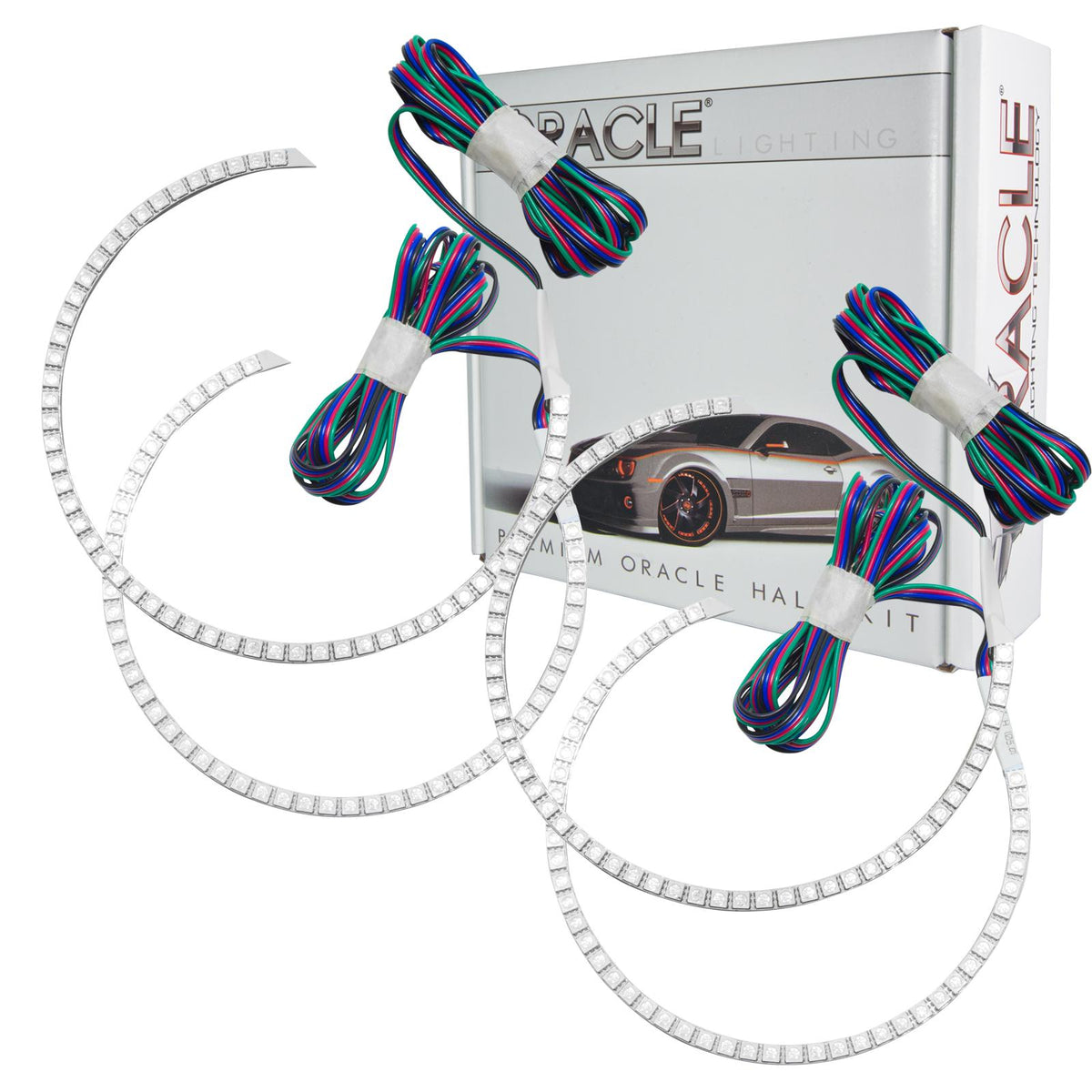 Oracle Lighting Colorshift Halo Kit, Round Ring Design, Colorshift 2.0 (2011-2016 F-250 Super Duty, F-350, F-350 Super Duty) - 2258-333