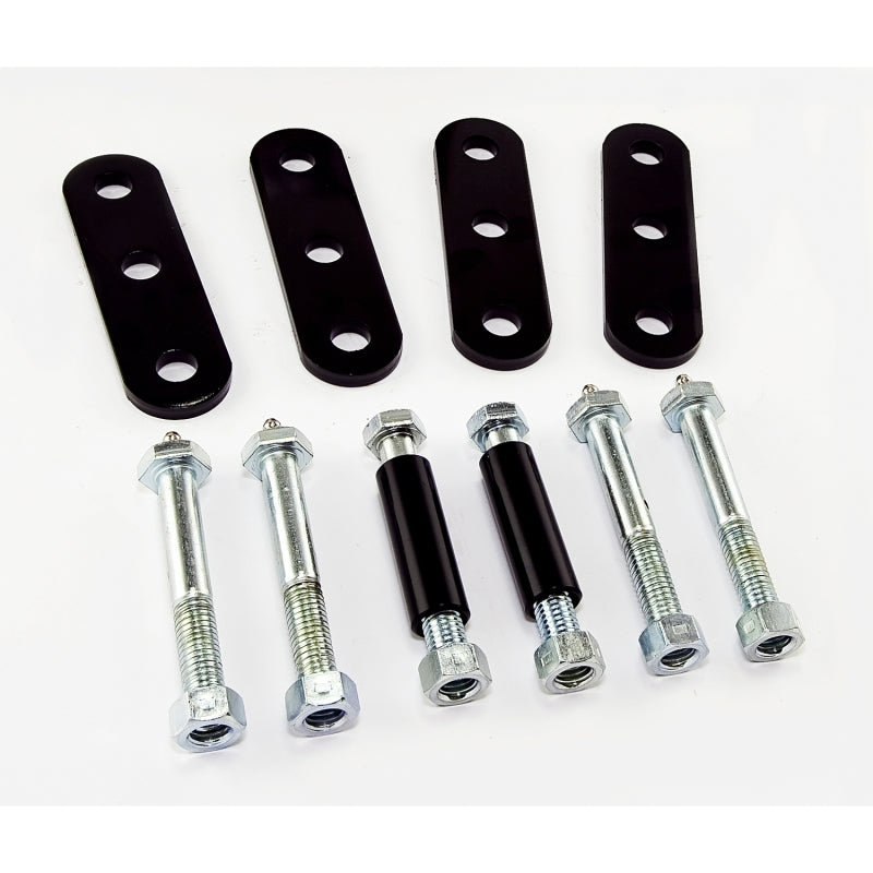 Rugged Ridge Suspension Leaf Spring Shackle Kit Front Hd Greaseable; 76-86 Cj - 18265.06