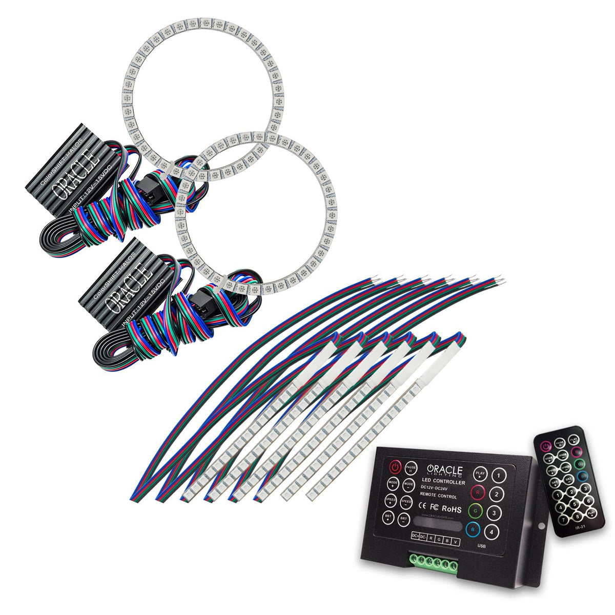Oracle Lighting Colorshift Concept Strip Kit, Colorshift 2.0 (2015-2018 Mustang) - 2267-333