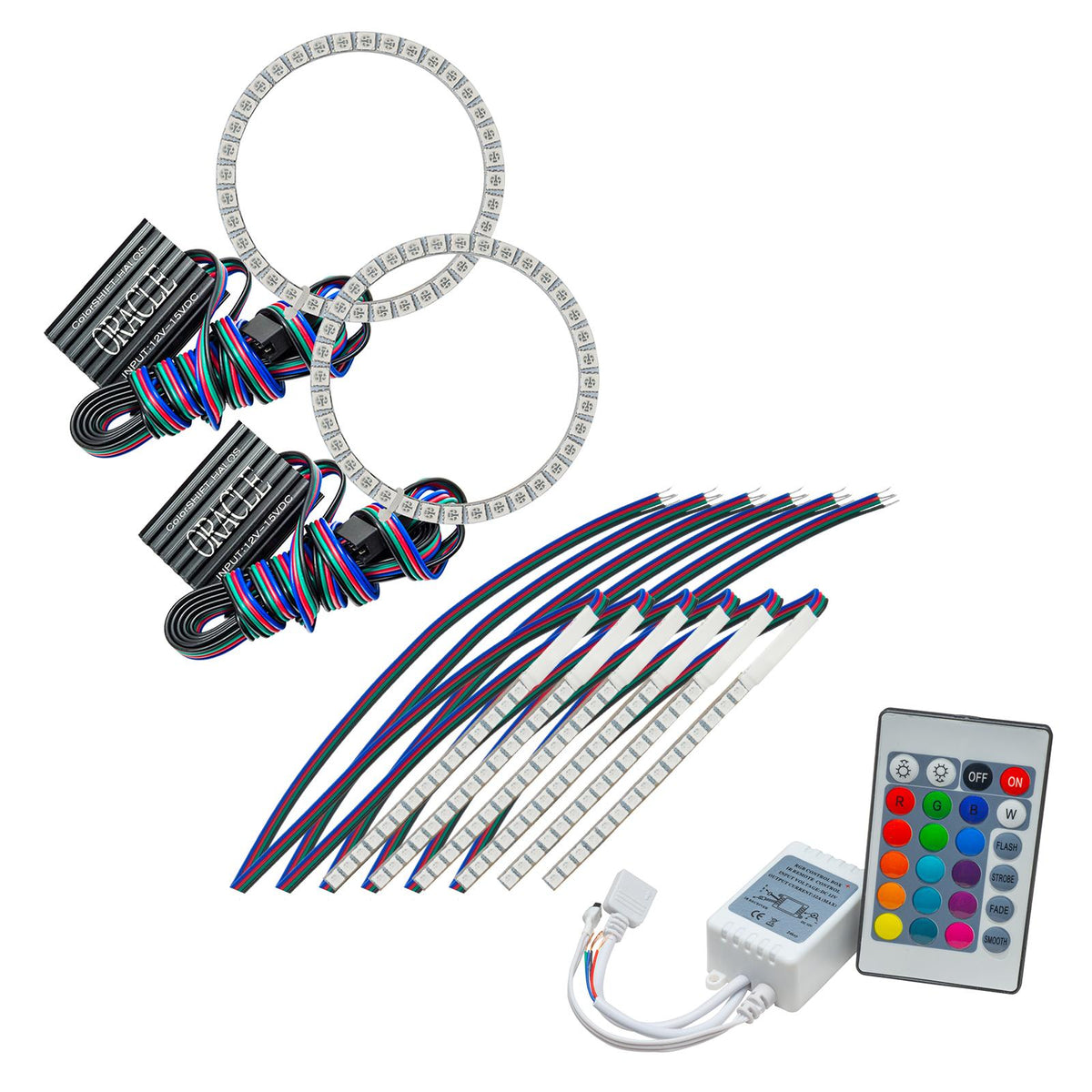 Oracle Lighting Colorshift Concept Strip Kit, Colorshift - Simple (2015-2018 Mustang) - 2267-504