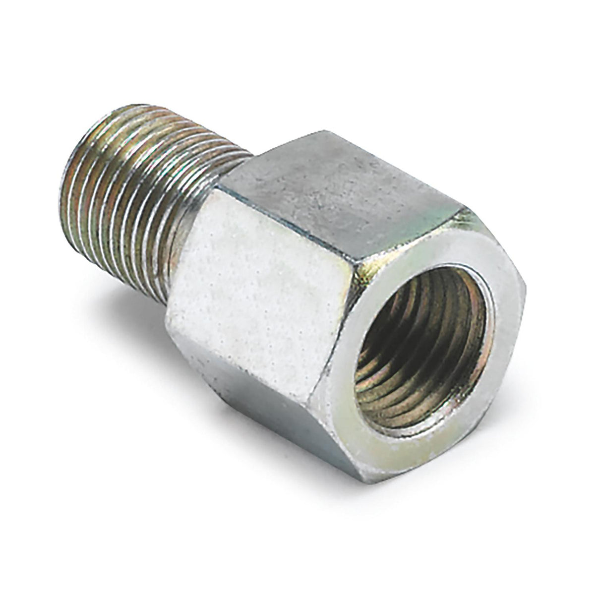 Auto Meter FITTING, ADAPTER, METRIC, 1/8" BSPT MALE TO 1/8" NPTF FEMALE, BRASS - 2269