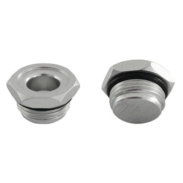 Moroso Fitting, Plug,  Aluminum, -12 An - 22749