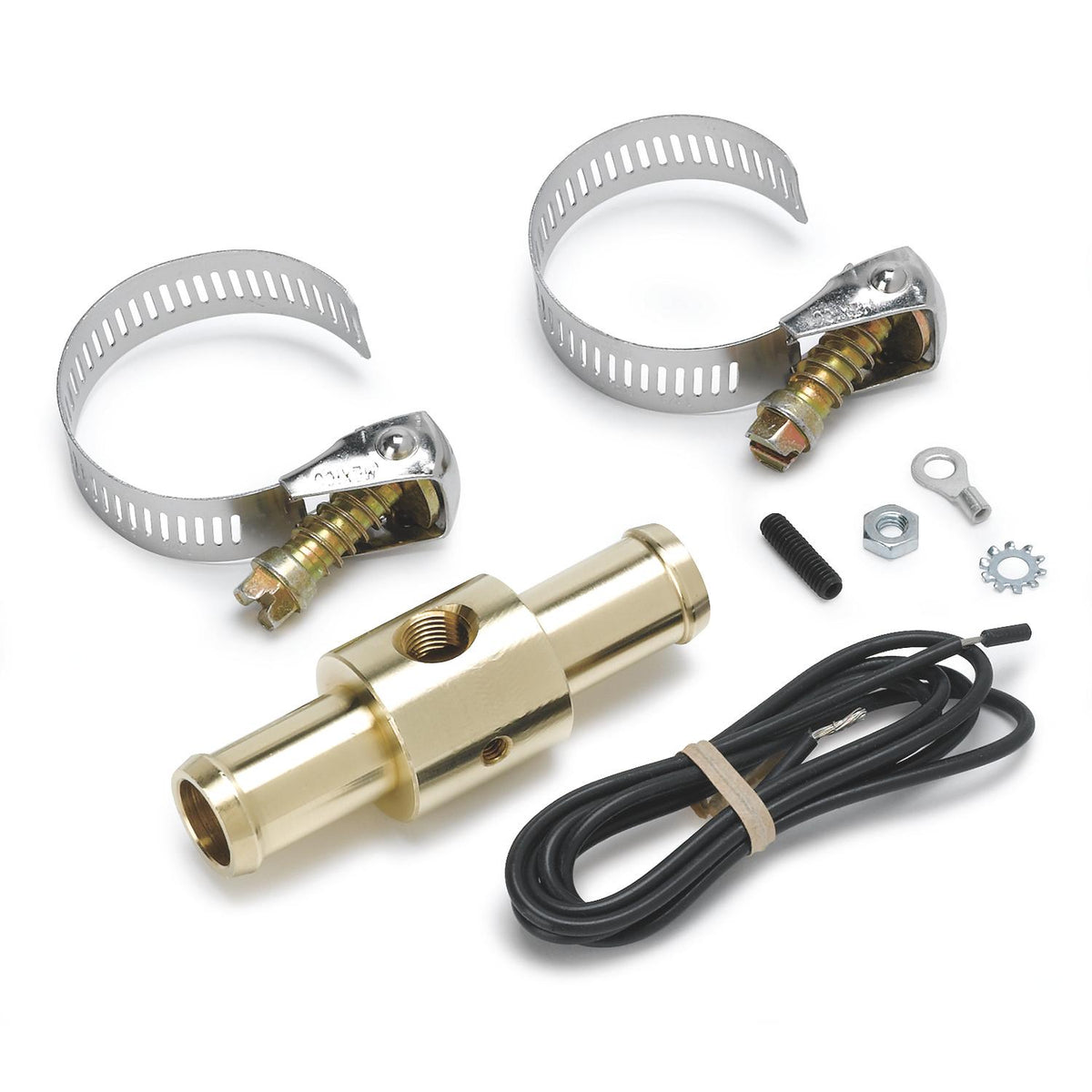 Auto Meter FITTING, ADAPTER, HEATER HOSE, 5/8", 1/8" NPTF FEMALE, BRASS - 2280
