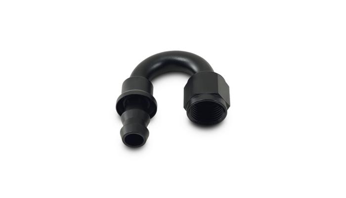 Vibrant Performance Push-On 180 Deg. Hose End Elbow Fitting, Hose Size: -12An - 22812