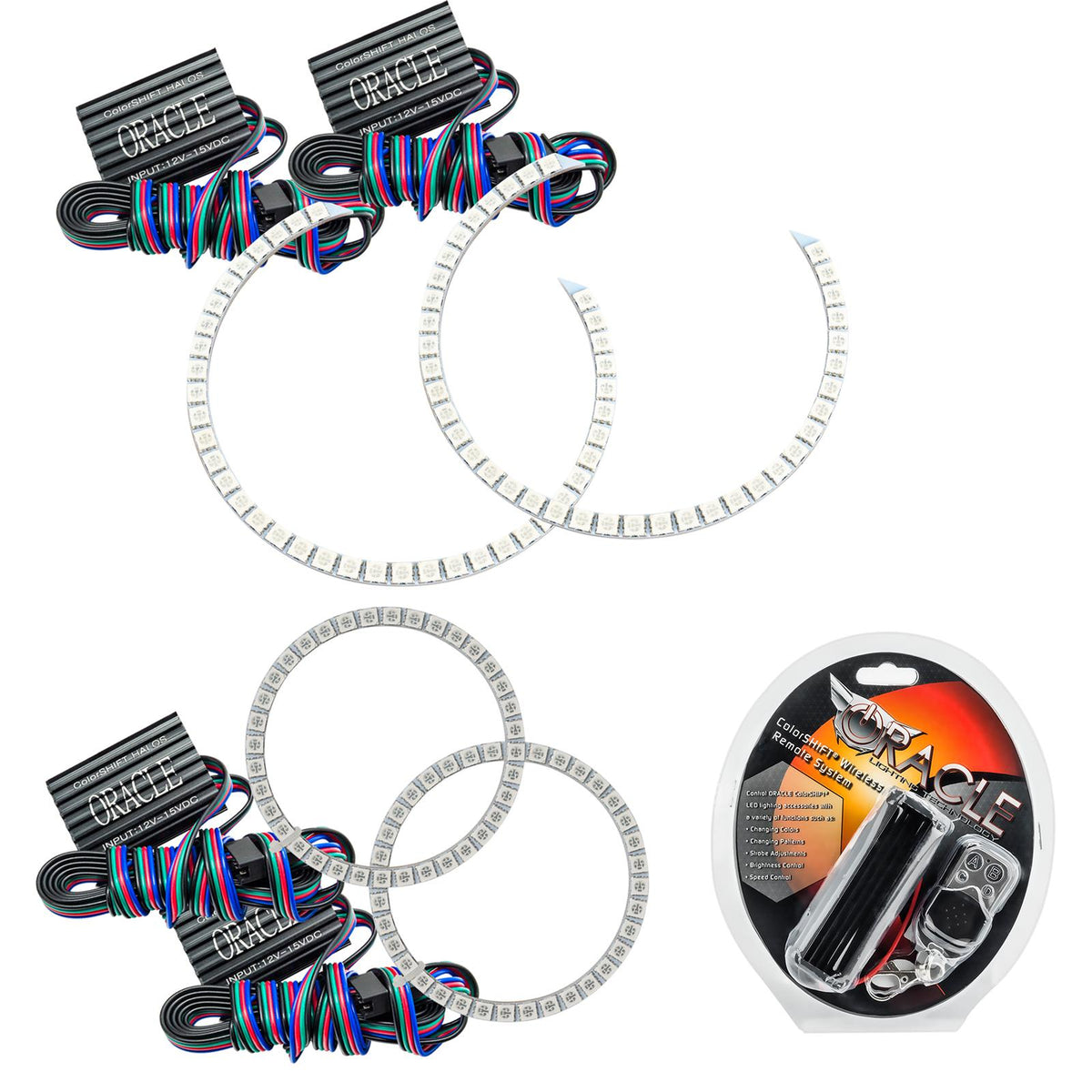 Oracle Lighting Colorshift Halo Kit (2008-2011 C180, C200, C230, C250, C280, C300, C350, C63 AMG) - 2291-330