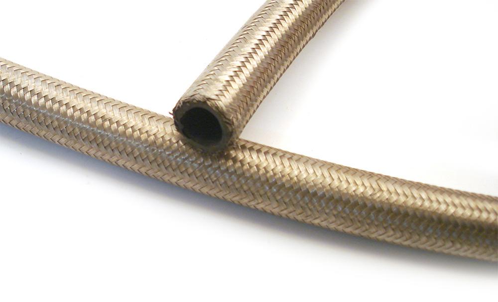 Canton Racing -8 AN Stainless Steel Braided Hose Per Ft - 23-604