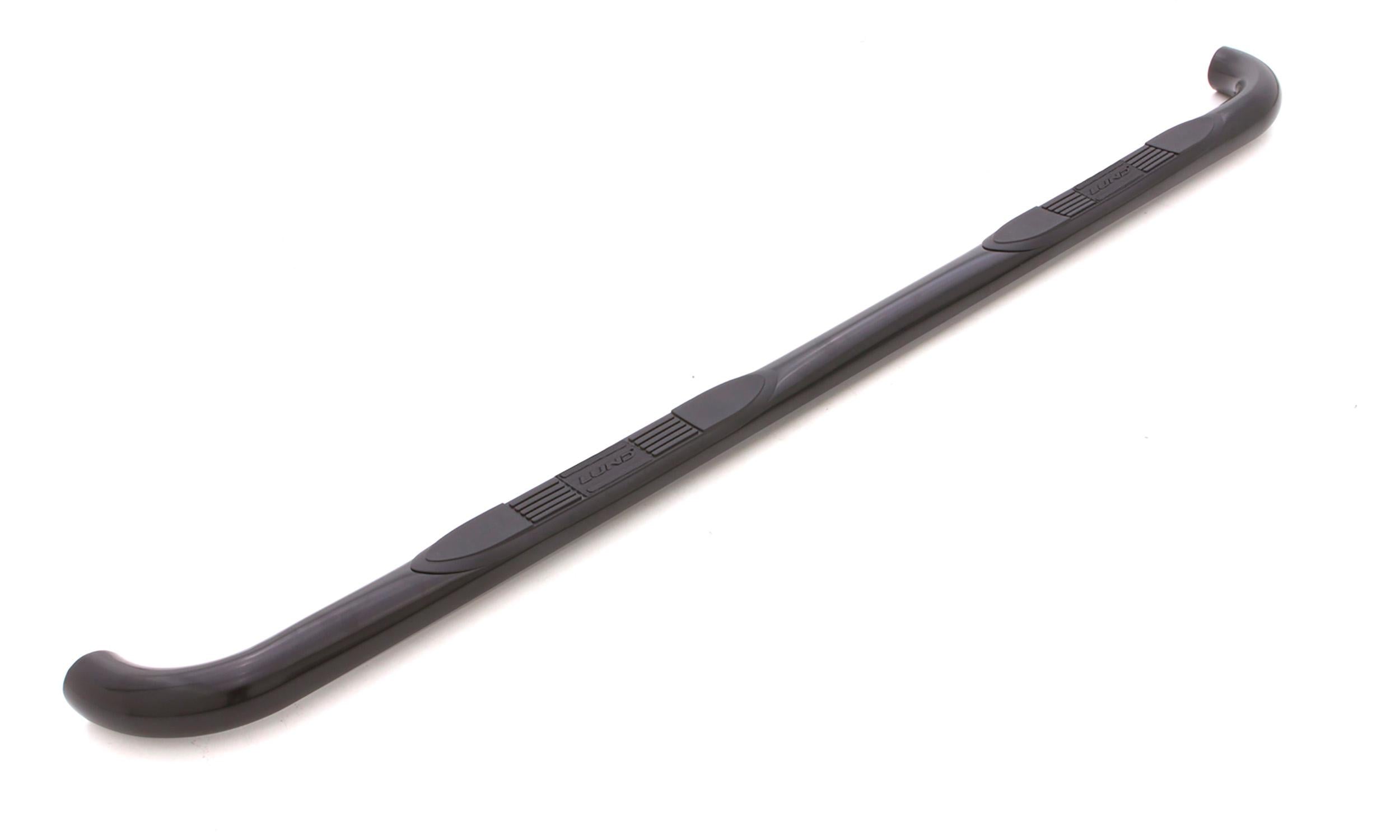 Lund 3 Inch Round Bent Nerf Bars - Black (2009-2021 Ram 1500, 1500, 1500 Classic) - 23073783