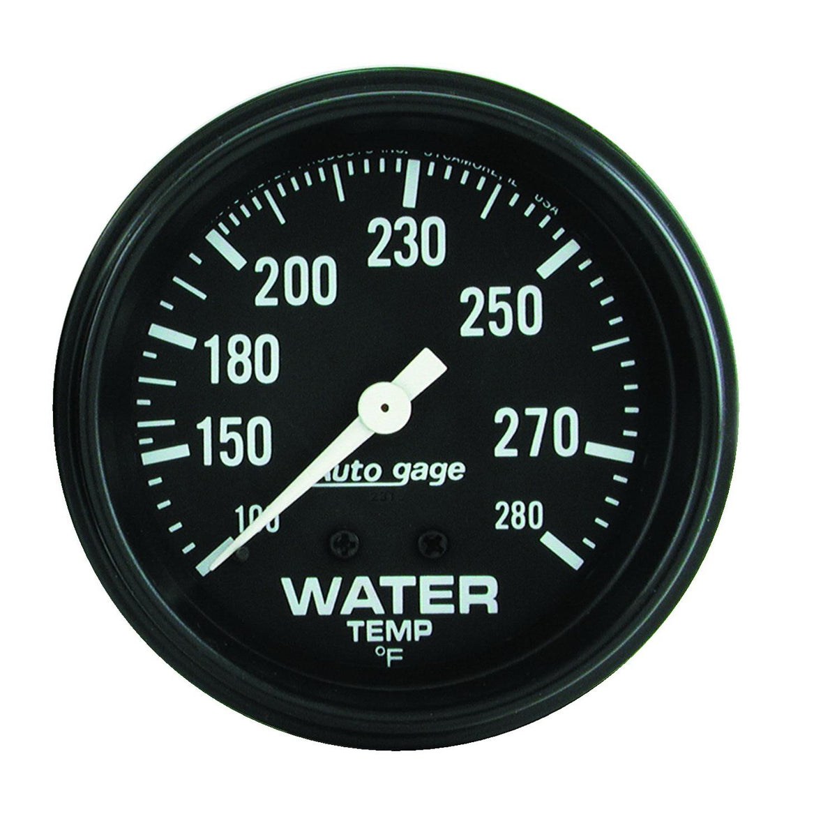 Auto Meter 2-5/8" WATER TEMPERATURE, 100-280 °F, AUTO GAGE - 2313