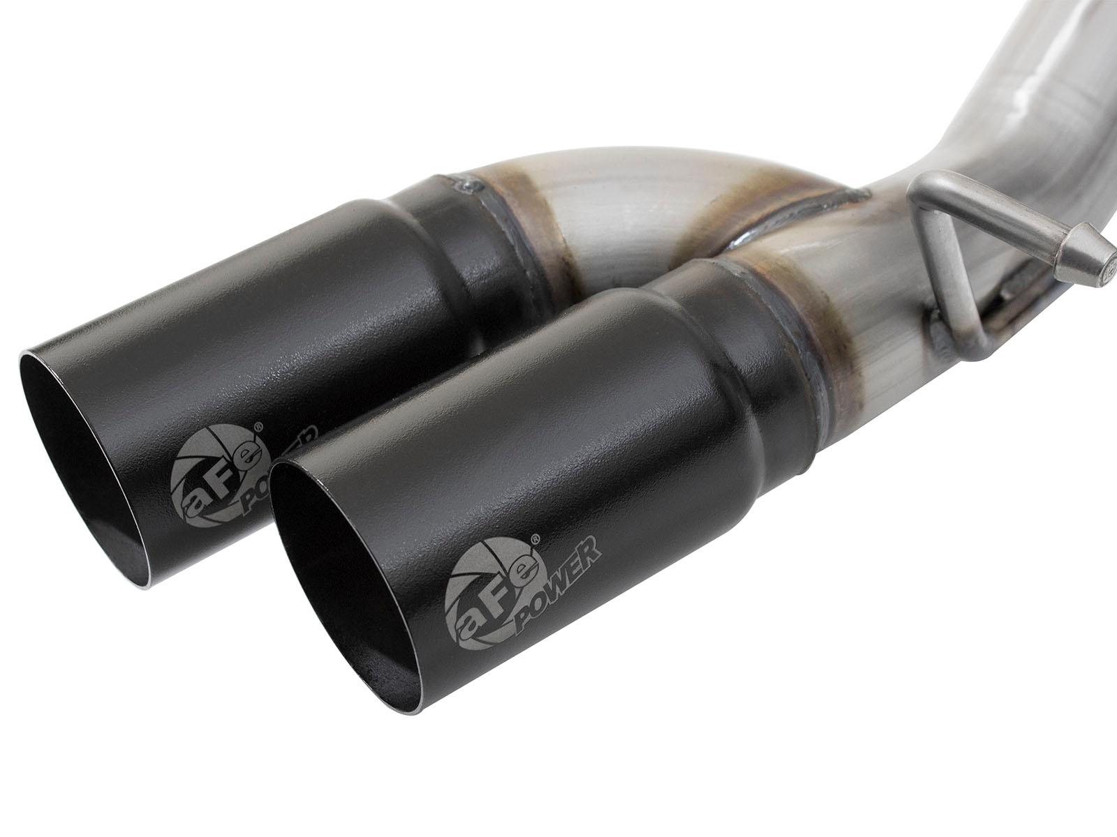 AFE MACH Force-Xp 3 IN 409 Stainless Steel Cat-Back Exhaust System w/ Black Tip (2017-2020 Colorado, Canyon) - 49-44096-B