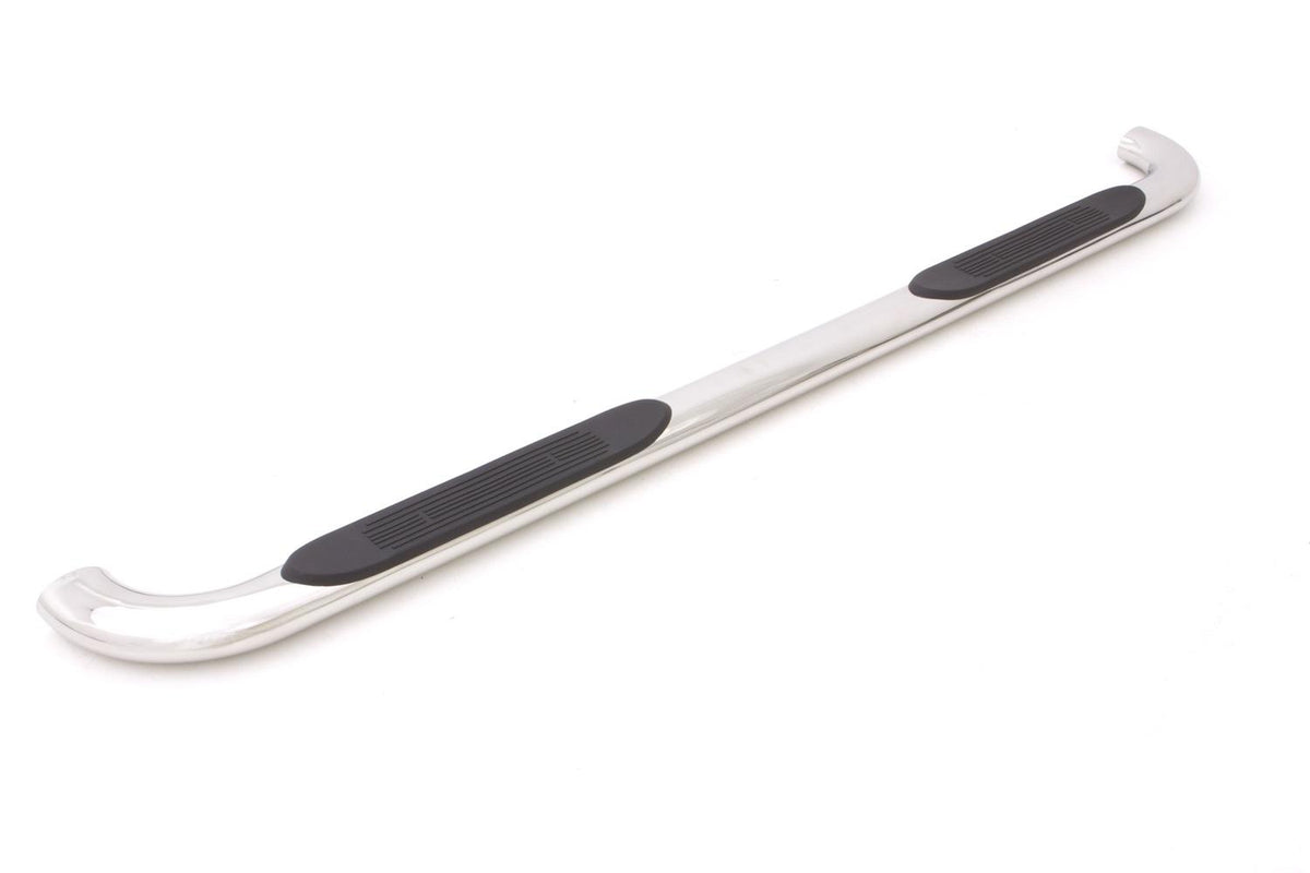 Lund 4 In Oval Bent Nerf Bars; Stainless Steel; Polished - 23294785