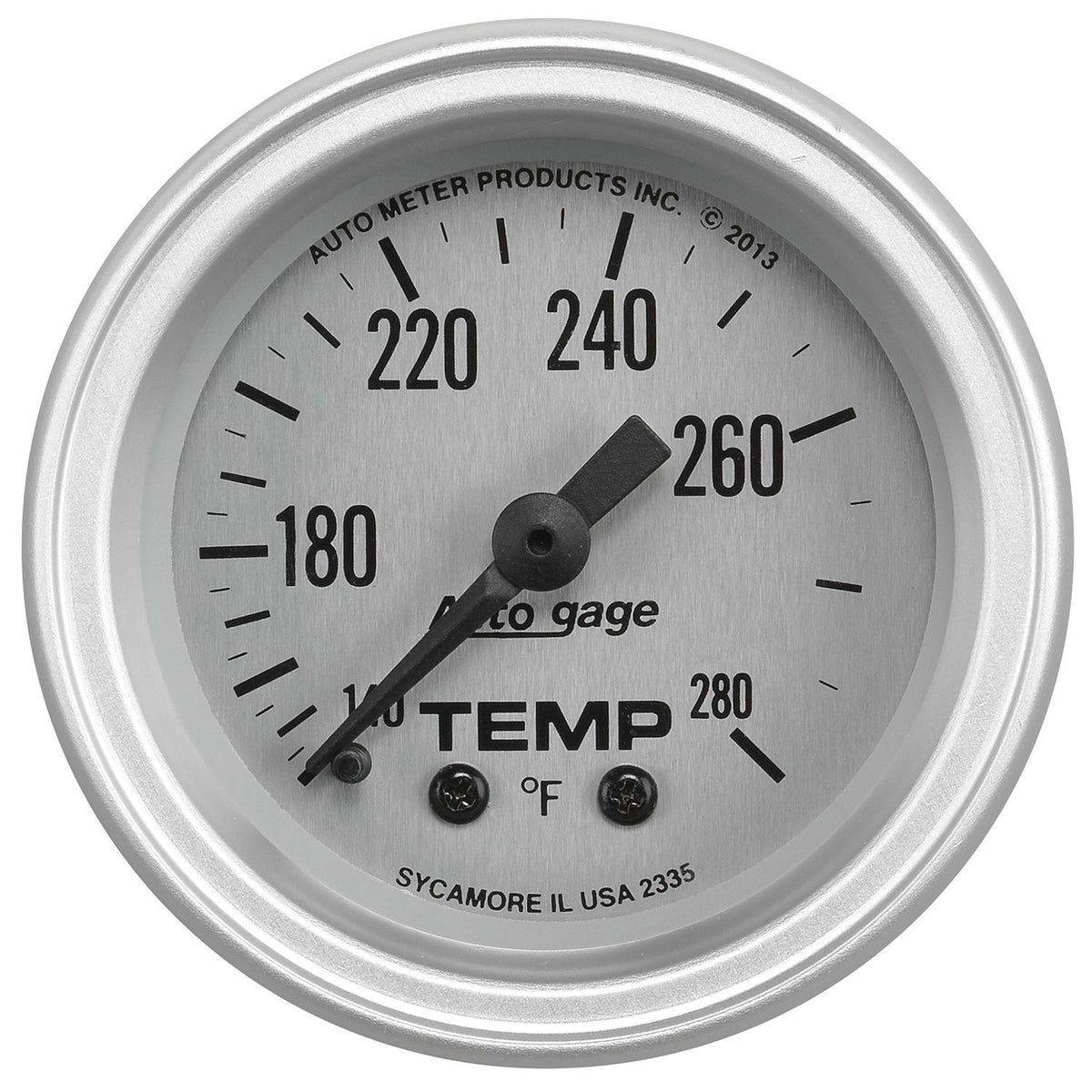 Auto Meter 2-1/16" WATER TEMPERATURE, 140-280 °F, AUTO GAGE - 2335