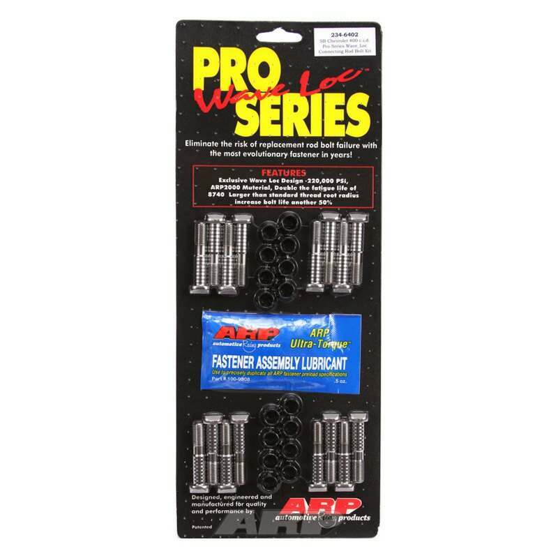 ARP SB Chevy 400 wave-loc rod bolt kit - 234-6402