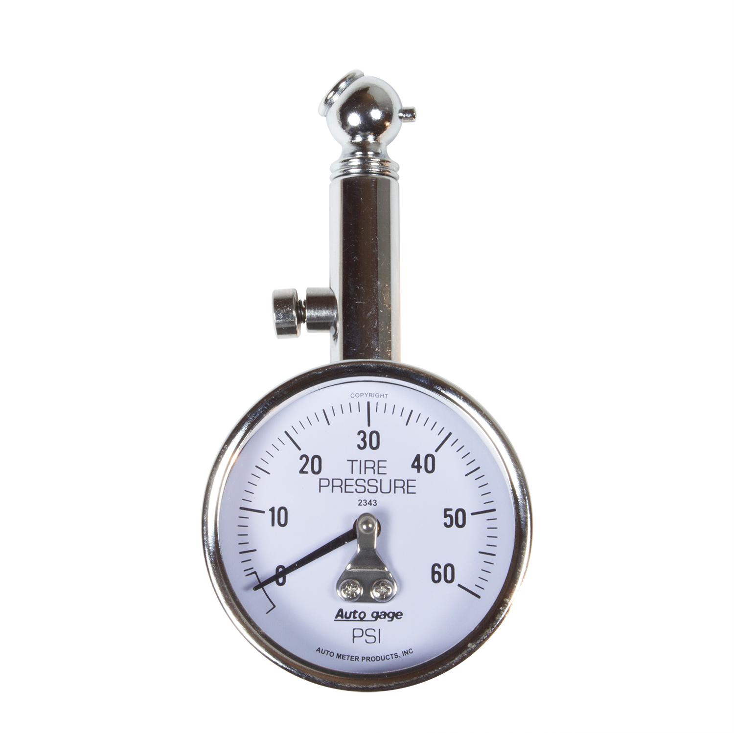Auto Meter TIRE PRESSURE, 0-60 PSI, AUTO GAGE - 2343
