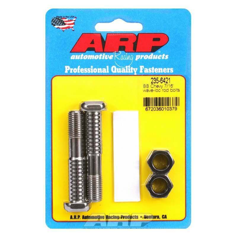 ARP BB Chevy 7/16" pro wave-loc 2pk rod bolt kit - 235-6421