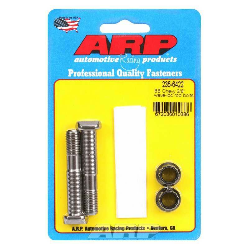 ARP BB Chevy 3/8" pro wave-loc 2pk rod bolt kit - 235-6422
