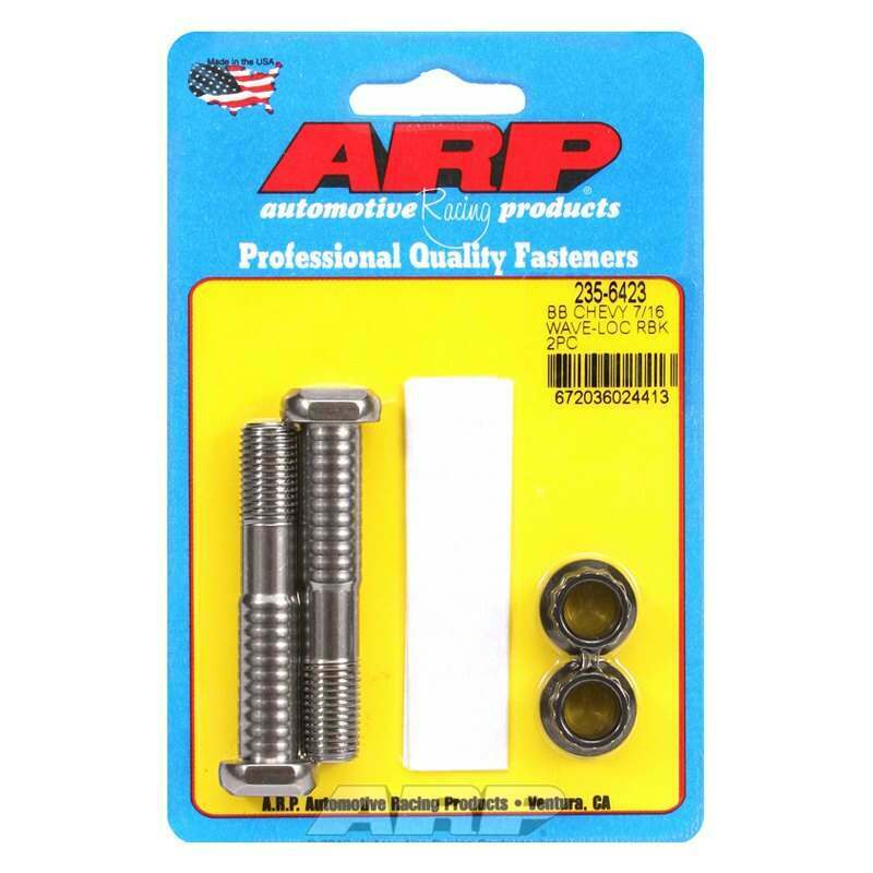 ARP BB Chevy 7/16" pro wave-loc 2pk rod bolt kit - 235-6423