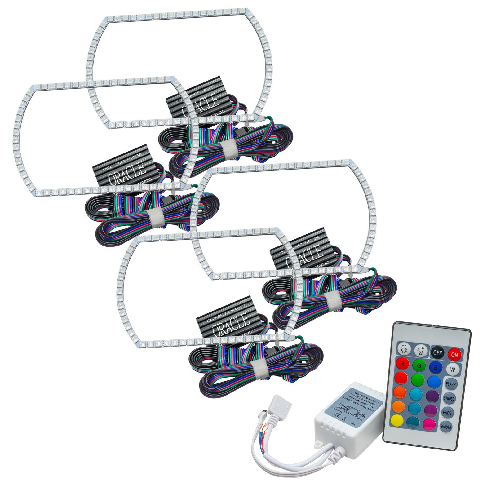 Oracle Lighting Colorshift Halo Kit, Square Style, Colorshift - Simple - 2358-504