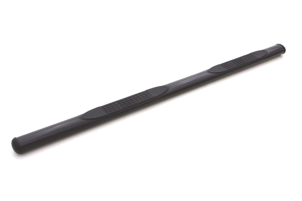 Lund 4 In Oval Straight Nerf Bars; Steel; Black - 23686998