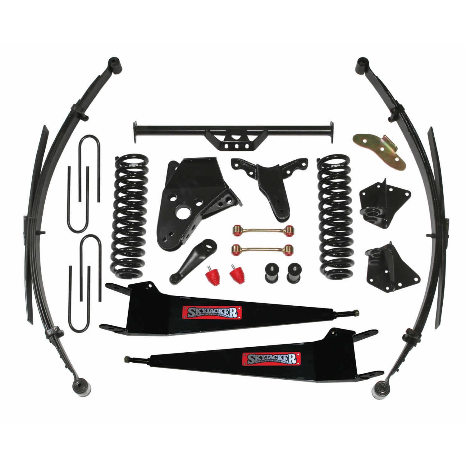 Skyjacker Bronco II Lift Kit 6 Inch Lift 84-90 Bronco II Includes Front/Rear Springs Radius Arm Brackets Pitman Arm Bump Stops Sway Bar End Links Rear UBolt Kit - 236BHKS-A