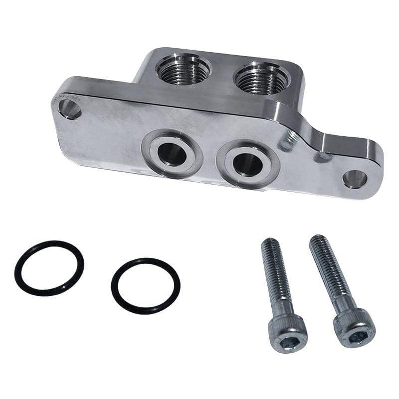 Moroso Filter Adapter, Gm Ls, 90 Deg Remote - 23707