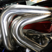AFE Twisted Steel 1-7/8 IN to 2-3/4 IN 304 Stainless Headers w/ Titanium Coat Finish (Chevrolet Corvette (C8) 20-25 V8-6.2L) - 48-34148-T