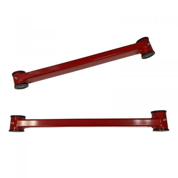 J&M Lower & Upper Control Arm Launch Kit - Red (2011-2014 Mustang) - 30111R