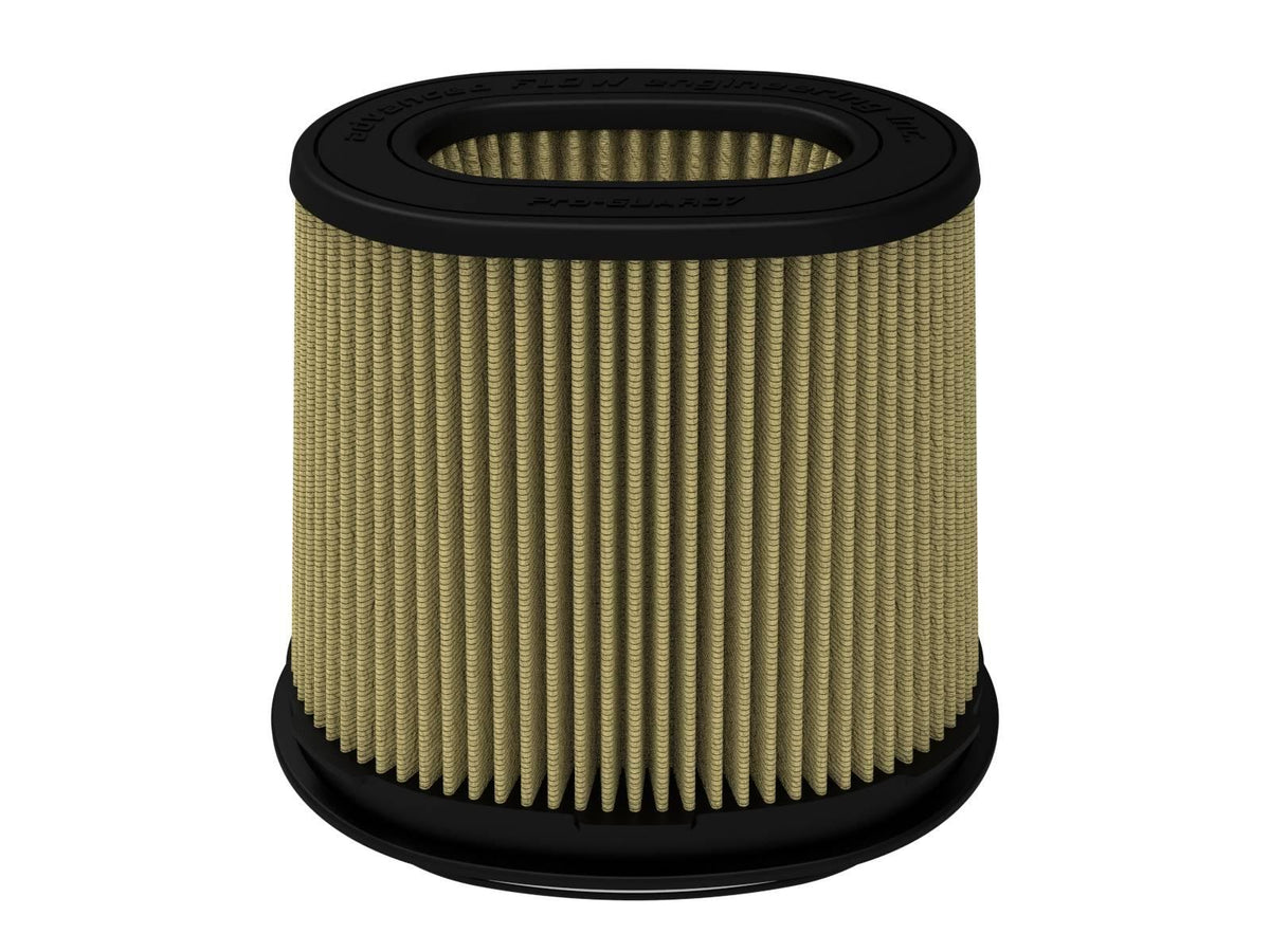 AFE Momentum Intake Replacement Air Filter w/ Pro GUARD 7 Media (6-3/4 x 4-3/4) IN F x (8-1/2 x 6-1/2) IN B x (7-1/4 x 5) IN T (Inverted) x 7-1/4 IN H - 20-91206G