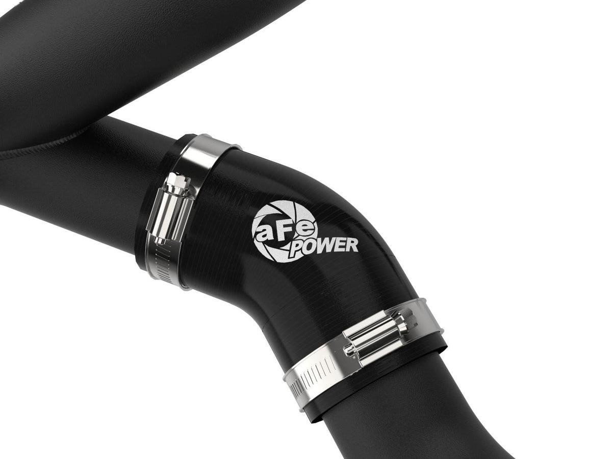 AFE BladeRunner 2-1/4 IN Aluminum Hot Charge Pipe Black (2022-2024 Explorer and Explorer ST) - 46-20678-B