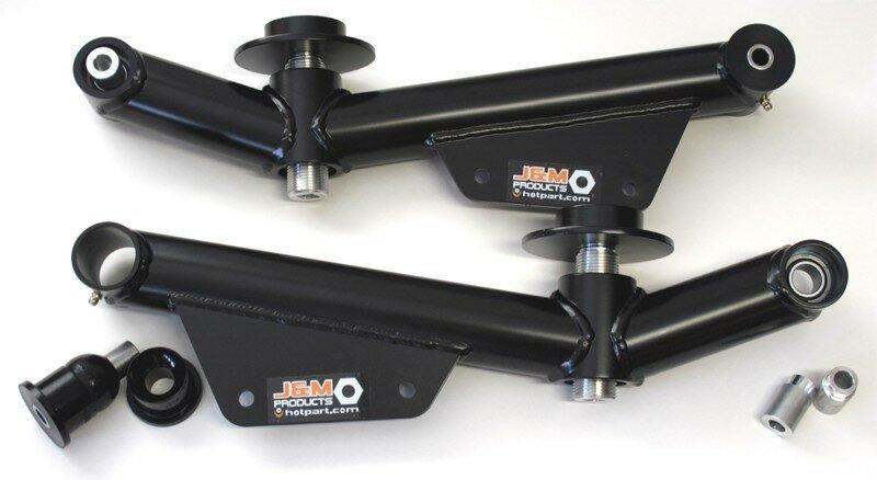 J&M 79-2004 Mustang Street / Race Rear Lower Control Arms with Weight Jack Spring Perch