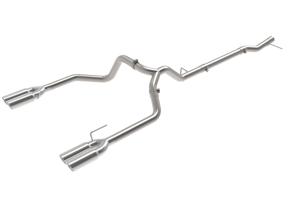 aFe Vulcan Series 3 IN 304 Stainless Steel DPF-Back Exhaust System w/Polished Tip (2023-2024 GM Trucks L6-3.0L (td) LZO)- 49-34146-P