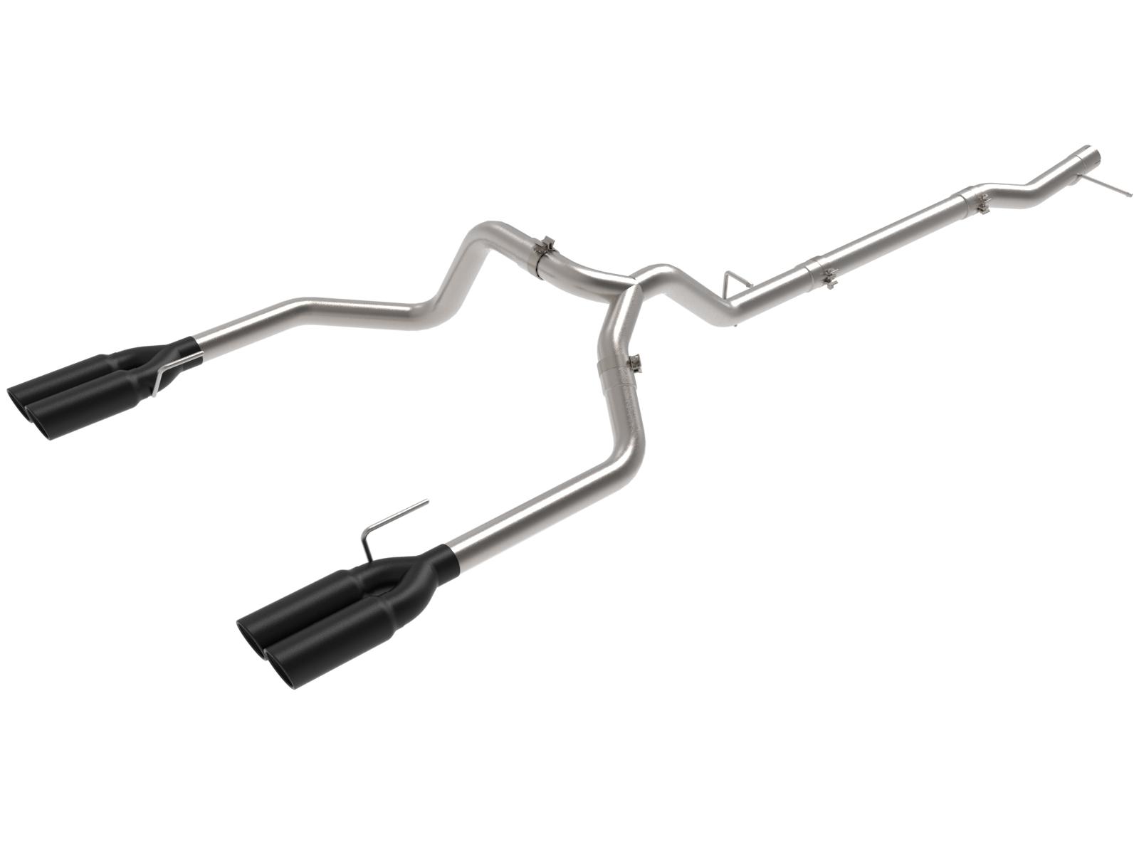 aFe Vulcan Series 3 IN 304 Stainless Steel DPF-Back Exhaust System w/Black Tip (2023-2024 GM Trucks L6-3.0L (td) LZO)- 49-34146-B