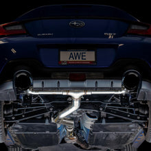 AWE Track Edition Exhaust - Diamond Black Tips (2016-2023 Subaru BRZ / Toyota GR86 / Toyota 86) - 3020-33279